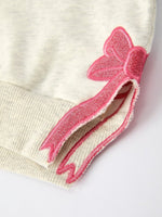 Rylee Faith Designs Girls Fall Outfit – FAITH Letter Sweatshirt and Pink Tulle Skirt Set - 