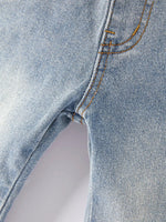 Rylee Faith Designs Girls Light Blue Denim Bell Bottom Jeans Pants - 