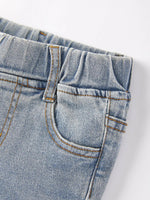 Rylee Faith Designs Girls Light Blue Denim Bell Bottom Jeans Pants - 