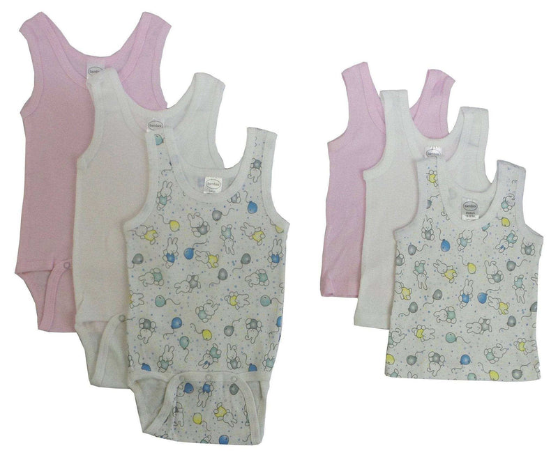 Girls Printed Tank Top Variety 6 Pack - Everetts Place: Online Boutique - Baby Clothing