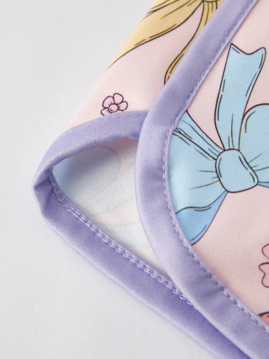 Rylee Faith Designs Girls Purple Bow Sleeveless Vest Top and Shorts Set - Everetts Place Boutique - 