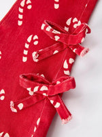 Rylee Faith Designs Girls Red Christmas Themed Denim Jeans Holiday Style - Everetts Place Boutique - 