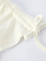 Rylee Faith Designs Girls' Spring Daisy Set Ruched Tie Sleeve - 