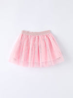 Rylee Faith Designs Girls' Valentine's Day Skirt with Sequined Heart Appliques - 