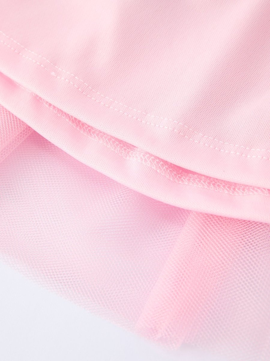 Rylee Faith Designs Girls' Valentine's Day Skirt with Sequined Heart Appliques - 