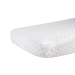 Newcastle Classics Glacier Grey Plaid Cotton Muslin Crib Sheet for Comfortable Baby Sleep - Furniture > Baby & Toddler Furniture > Crib & Toddler Bed Accessories Cotton Crib Sheet