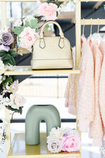 Mila & Rose ® Gold Metallic Girl's Crossbody Purse - 