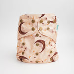 Kinder Cloth Diaper Co. Space and Sky: Essentials Pocket Cloth Diaper with Athletic Wicking Jersey, Grows with your Baby
