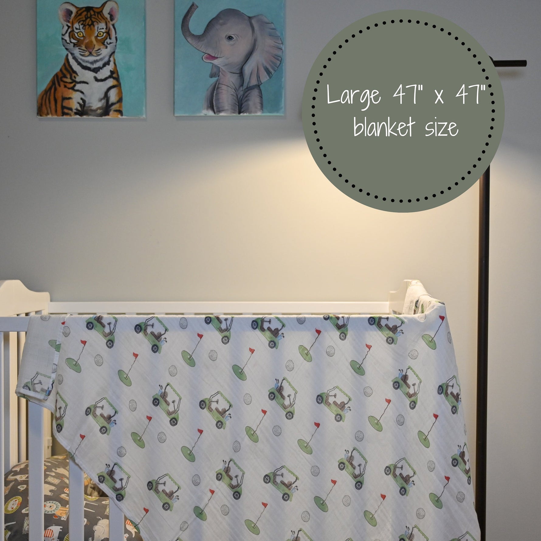 LollyBanks Golf A Round Swaddle BlanketEveretts Place