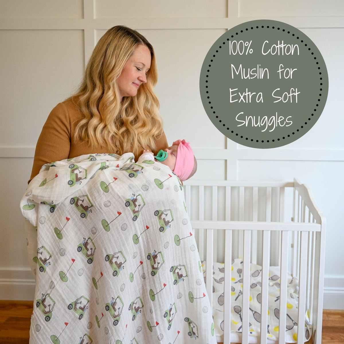 LollyBanks Golf A Round Swaddle BlanketEveretts Place
