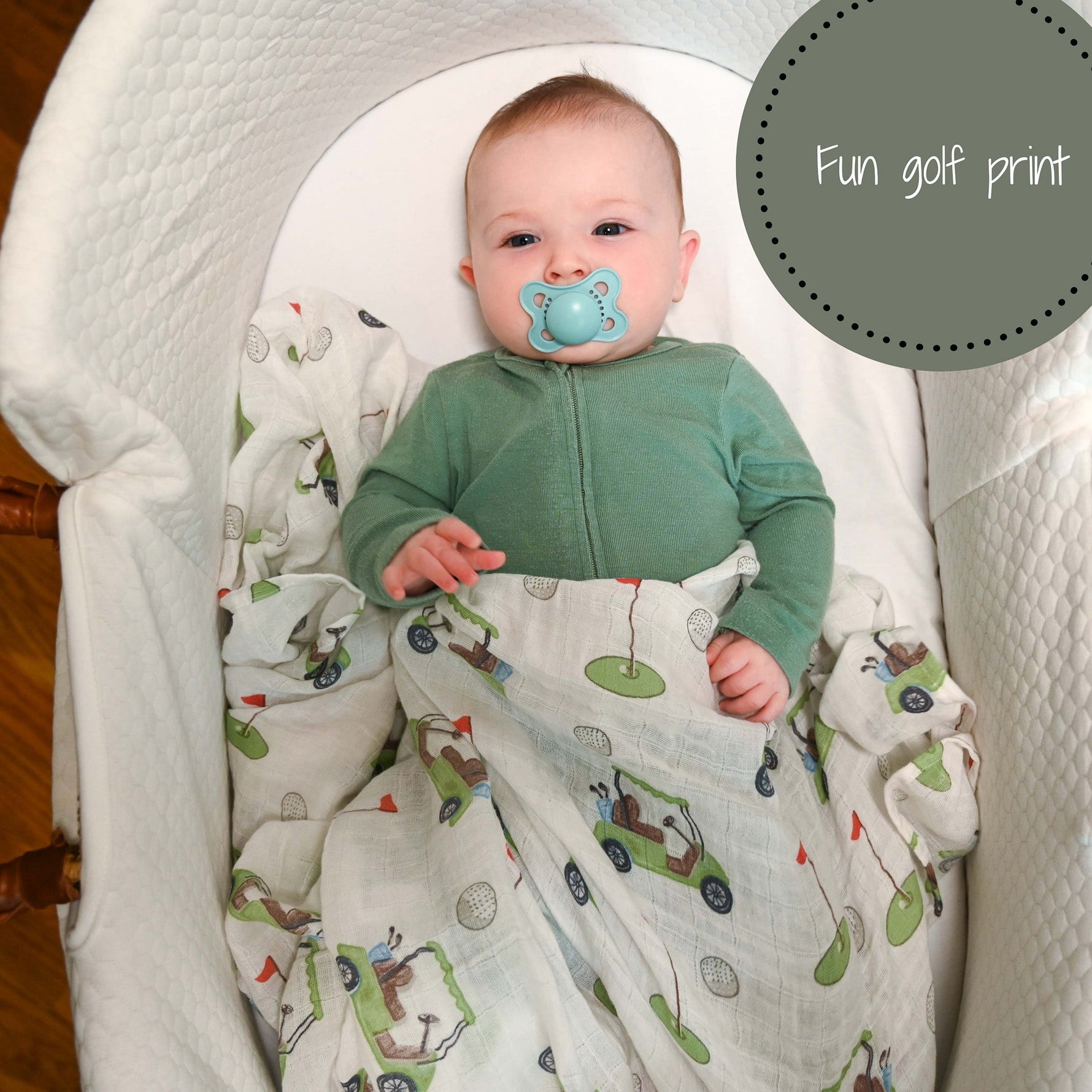 LollyBanks Golf A Round Swaddle BlanketEveretts Place