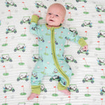 LollyBanks Golf A Round Zipper One Piece Pajama