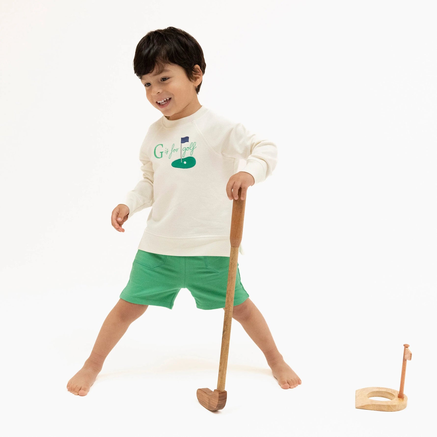 Angel Dear Golf Sets - Raglan Sweatshirt G is for Golf - 