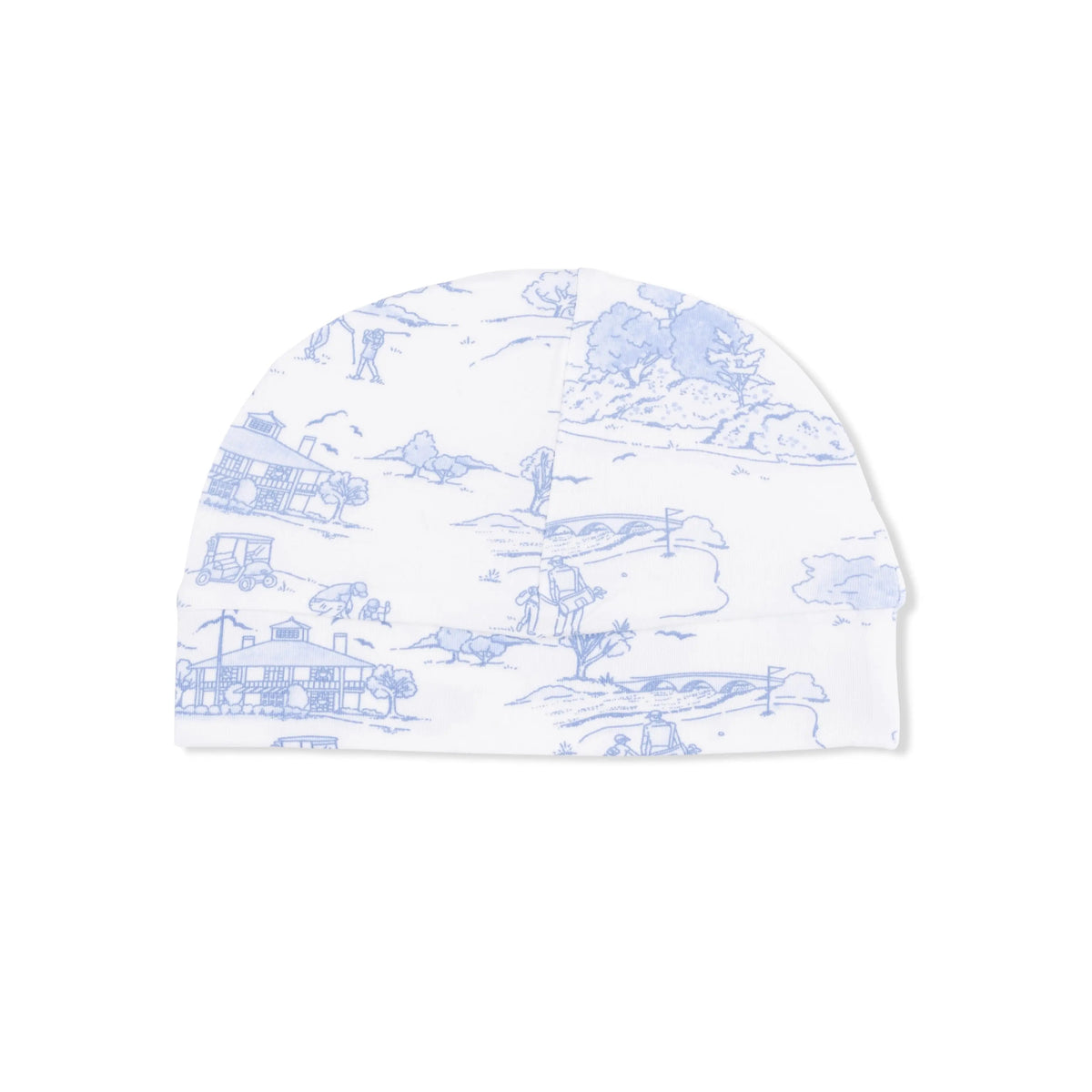 Golf Toile - Beanie Hat - White, Beanie, Hat | Everetts Place