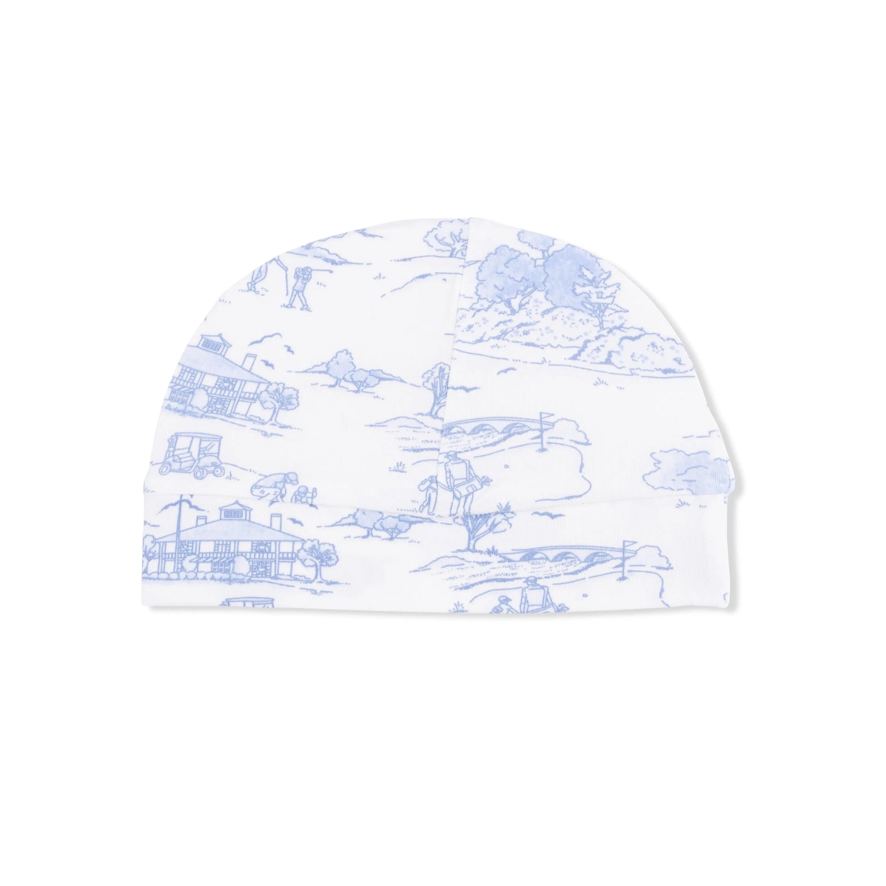 Golf Toile - Beanie Hat - White, Beanie, Hat | Everetts Place