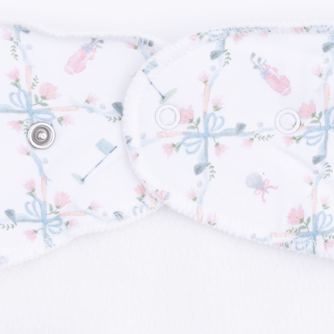 Angel Dear Golf Trellis Pink - Bandana Bib - 