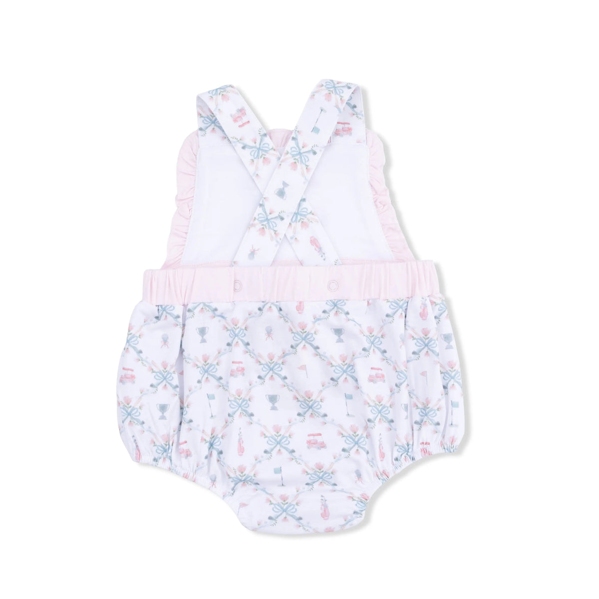 Angel Dear Golf Trellis Pink - Ruffle Bubble - 