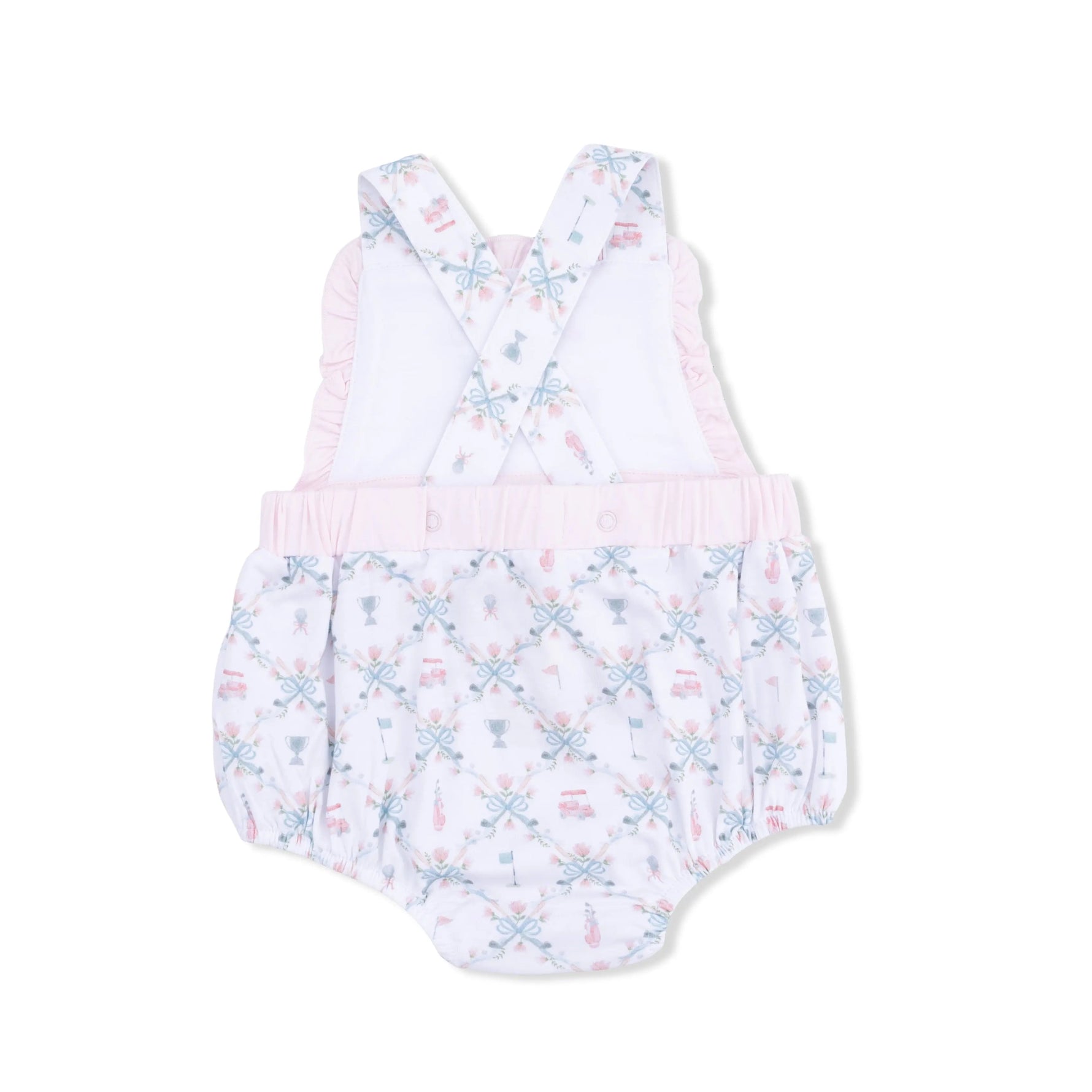 Angel Dear Golf Trellis Pink - Ruffle Bubble - 