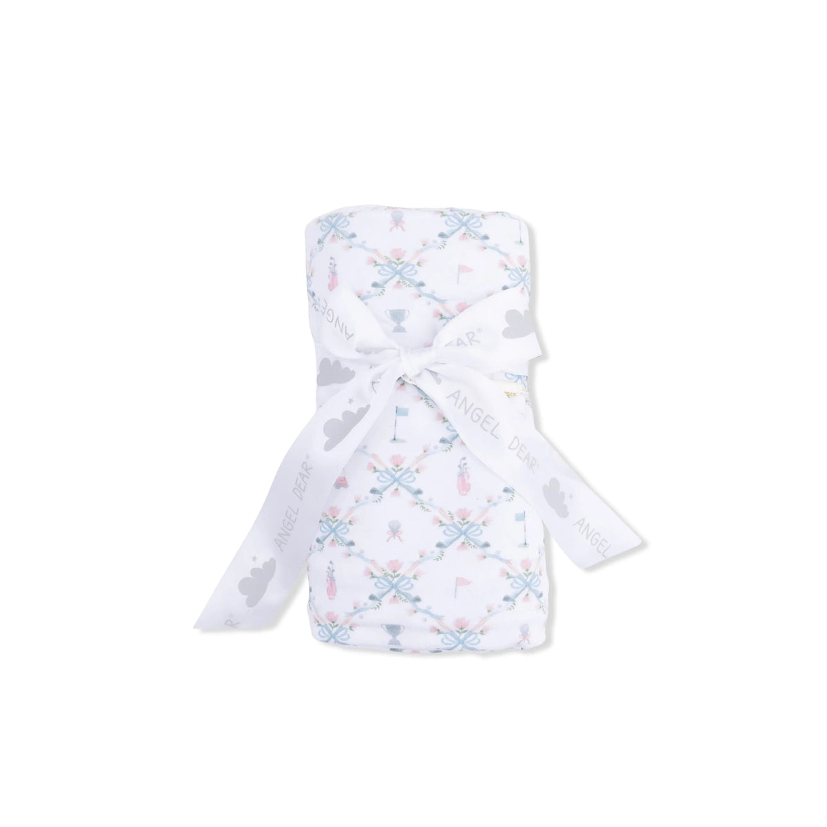 Angel Dear Golf Trellis Pink - Swaddle Blanket - 