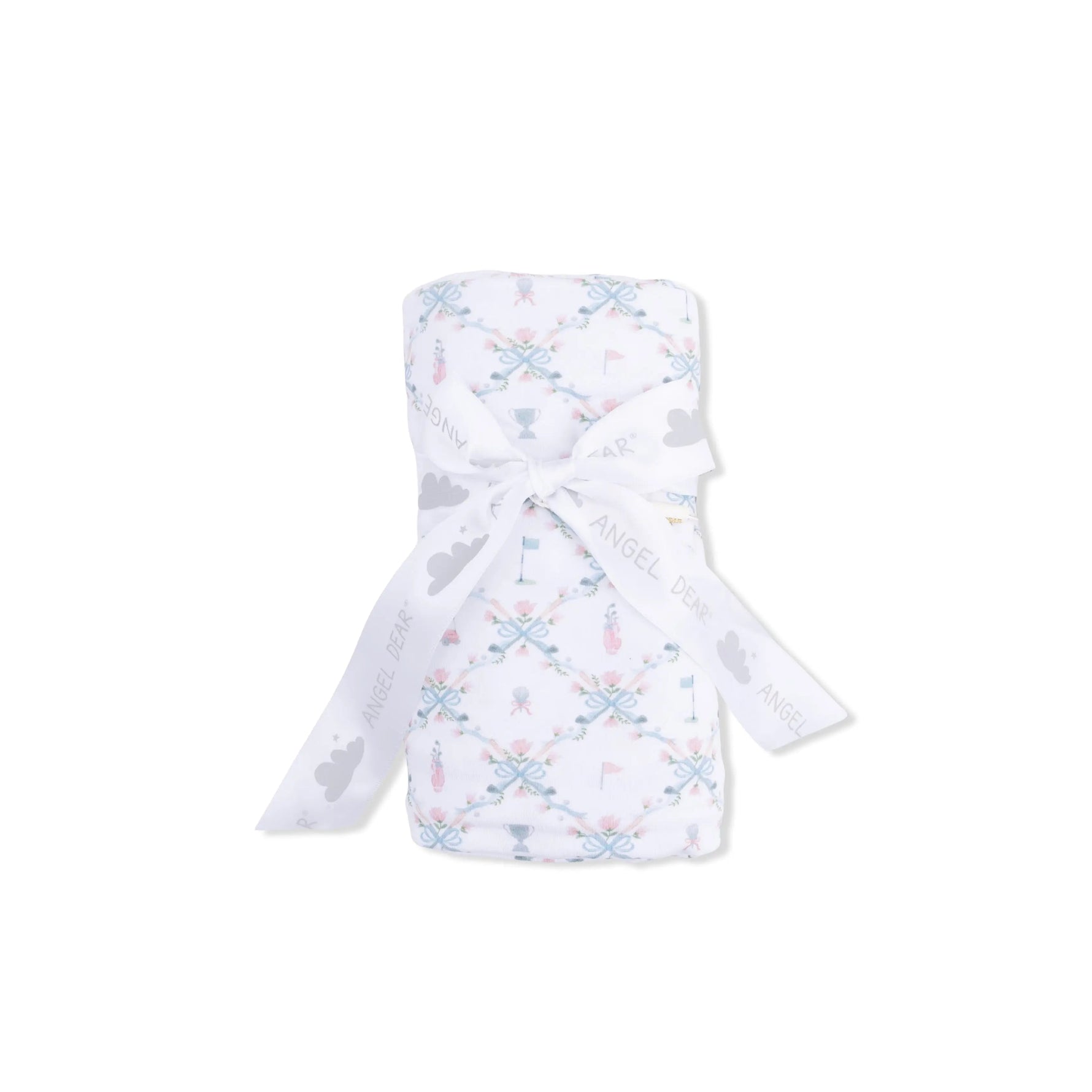 Angel Dear Golf Trellis Pink - Swaddle Blanket - 