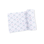 Golf Trellis Pink - Swaddle Blanket - White, Linens, Motif, Napkin | Everetts Place