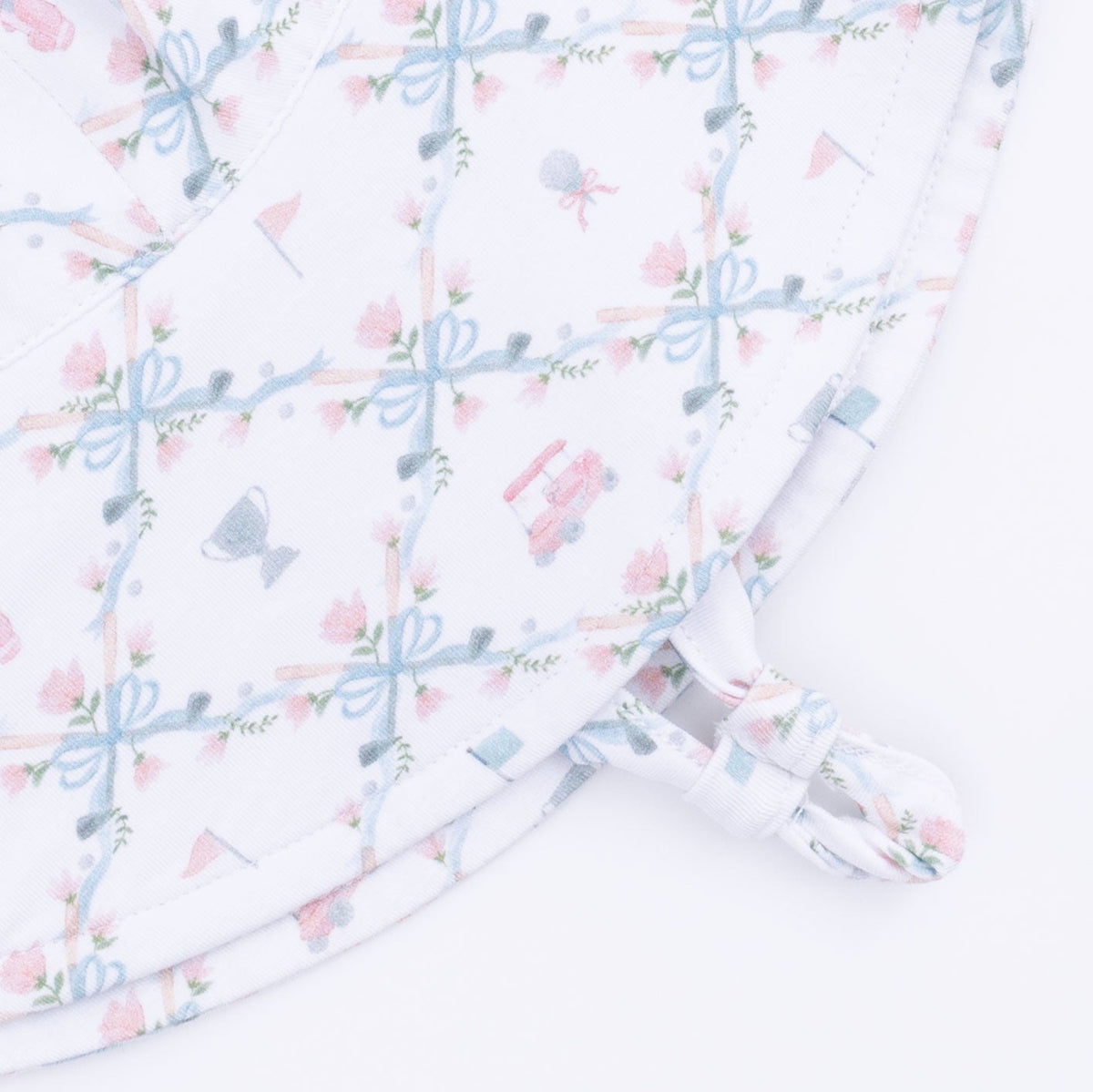 Angel Dear Golf Trellis Pink - Wide Brim Sun Hat - 