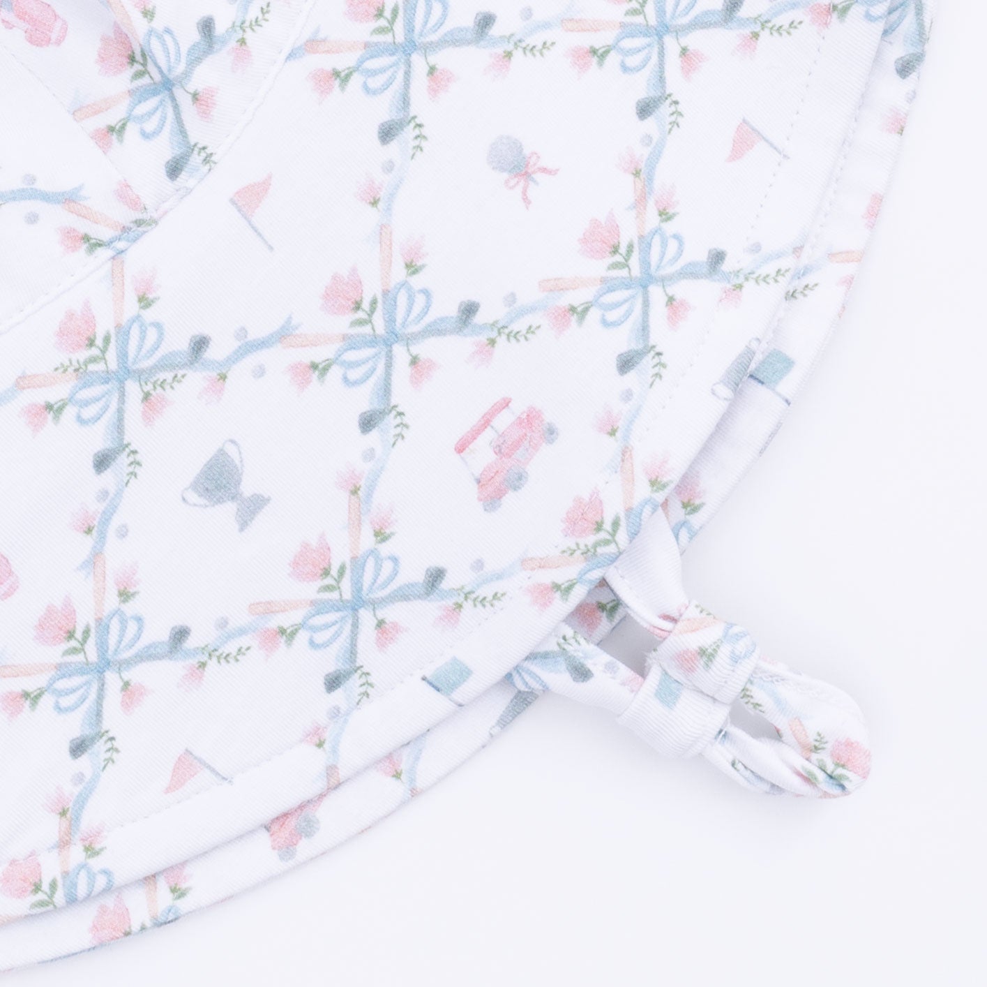 Angel Dear Golf Trellis Pink - Wide Brim Sun Hat - 