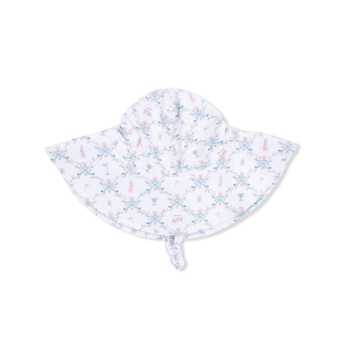 Angel Dear Golf Trellis Pink - Wide Brim Sun Hat - 