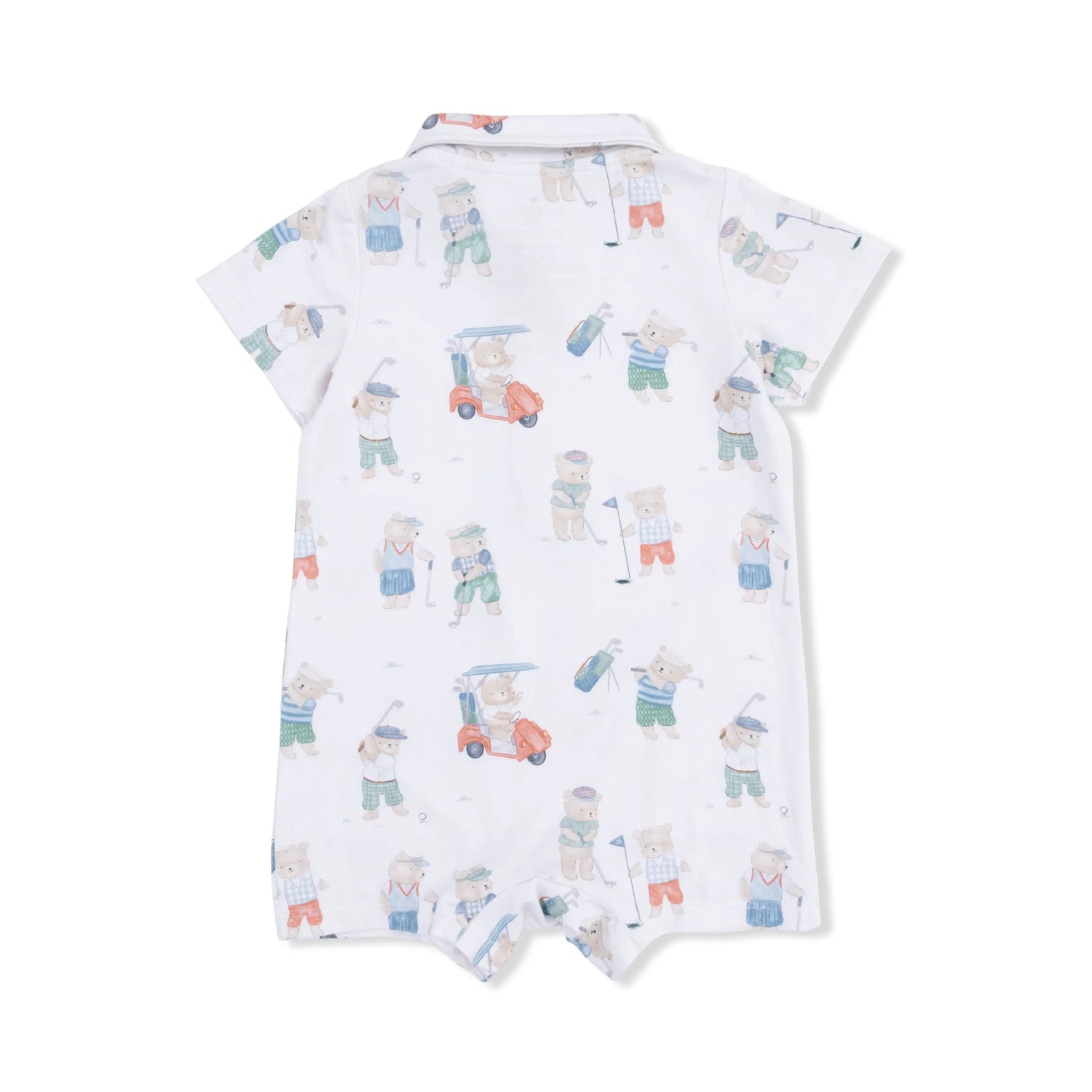 Angel Dear Golfing Teddy Bears - Polo Shortie with Bucket hat - 