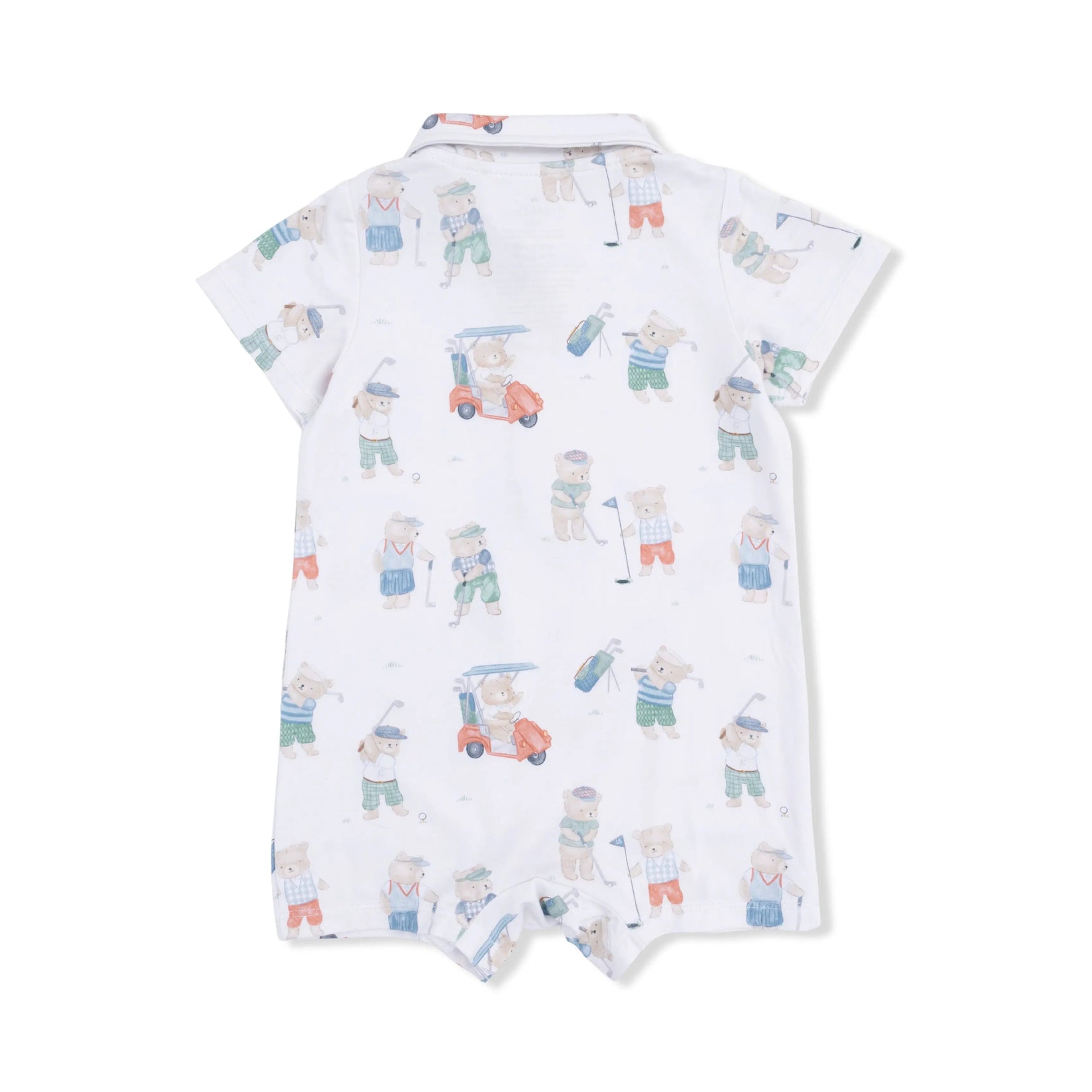 Angel Dear Golfing Teddy Bears - Polo Shortie with Bucket hat - 