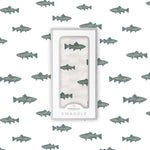 Newcastle Classics Gone Fishing Bamboo Muslin Swaddle Blanket Soft and Breathable for Babies - 
