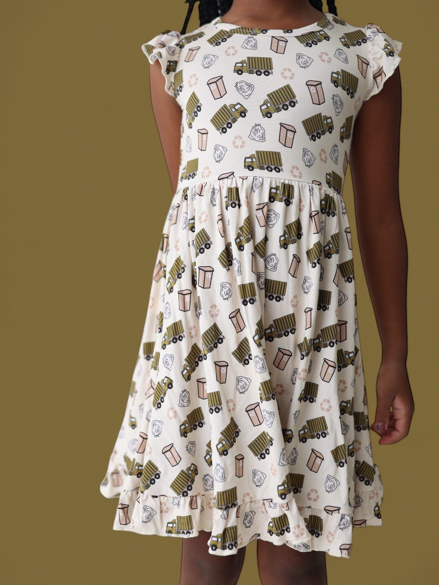 DREAM BIG LITTLE CO GOOD OL' GARBAGE DREAM RUFFLE DRESSEveretts Place