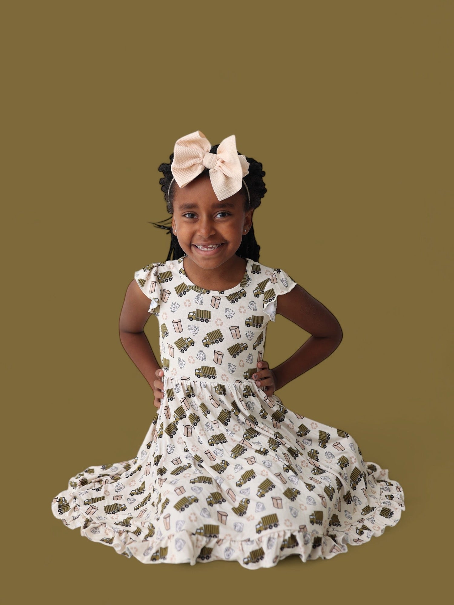 DREAM BIG LITTLE CO GOOD OL' GARBAGE DREAM RUFFLE DRESSEveretts Place