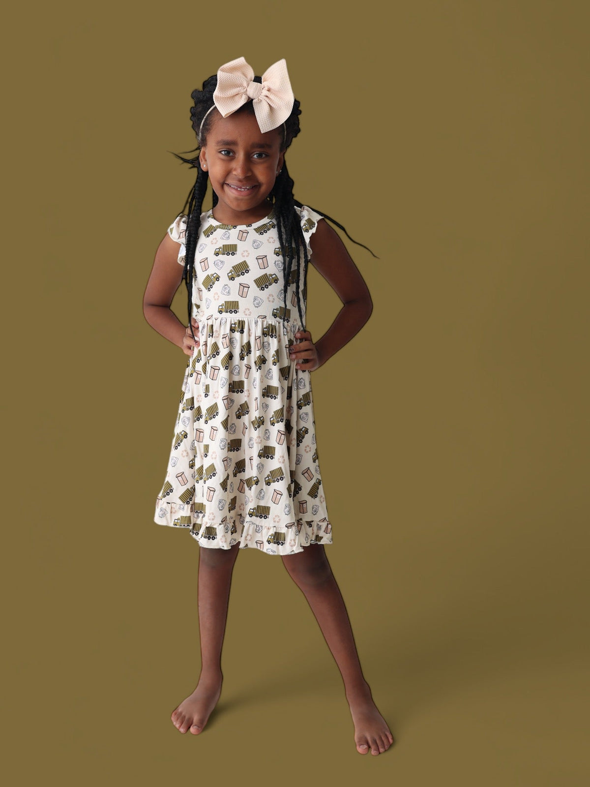 DREAM BIG LITTLE CO GOOD OL' GARBAGE DREAM RUFFLE DRESSEveretts Place