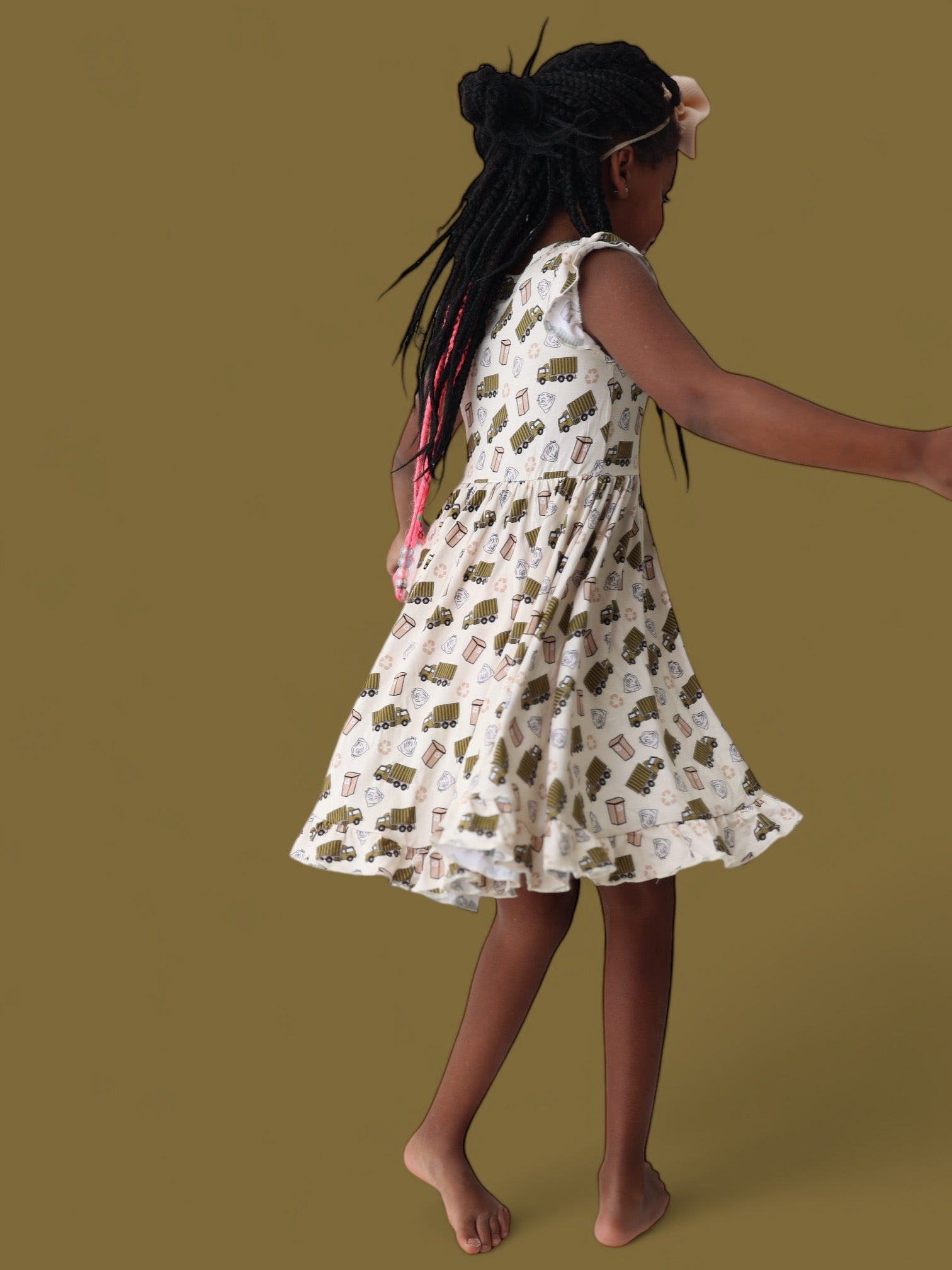 DREAM BIG LITTLE CO GOOD OL' GARBAGE DREAM RUFFLE DRESSEveretts Place