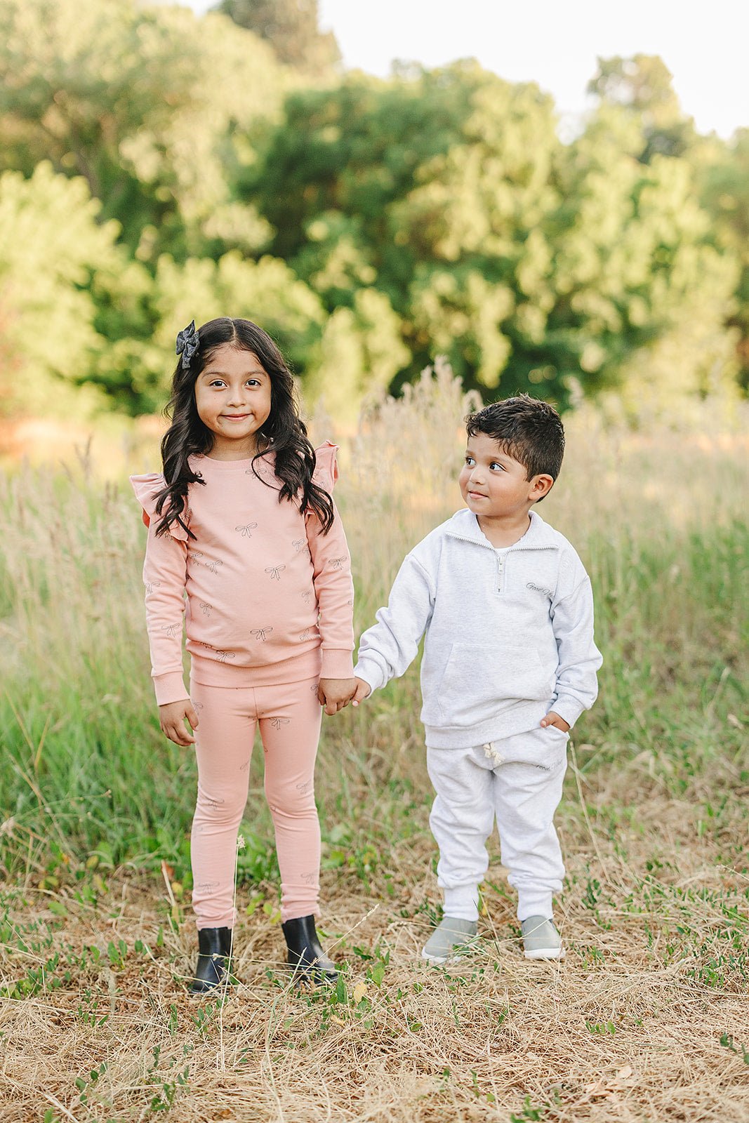 Mebie Baby Good Vibes Quarter Zip French Terry Set For Babies And Toddlers Mebie Baby - 