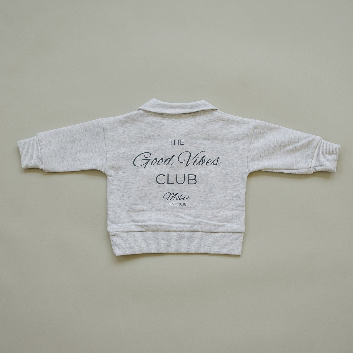 Mebie Baby Good Vibes Quarter Zip French Terry Set For Babies And Toddlers Mebie Baby - 