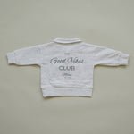 Mebie Baby Good Vibes Quarter Zip French Terry Set For Babies And Toddlers Mebie Baby - 