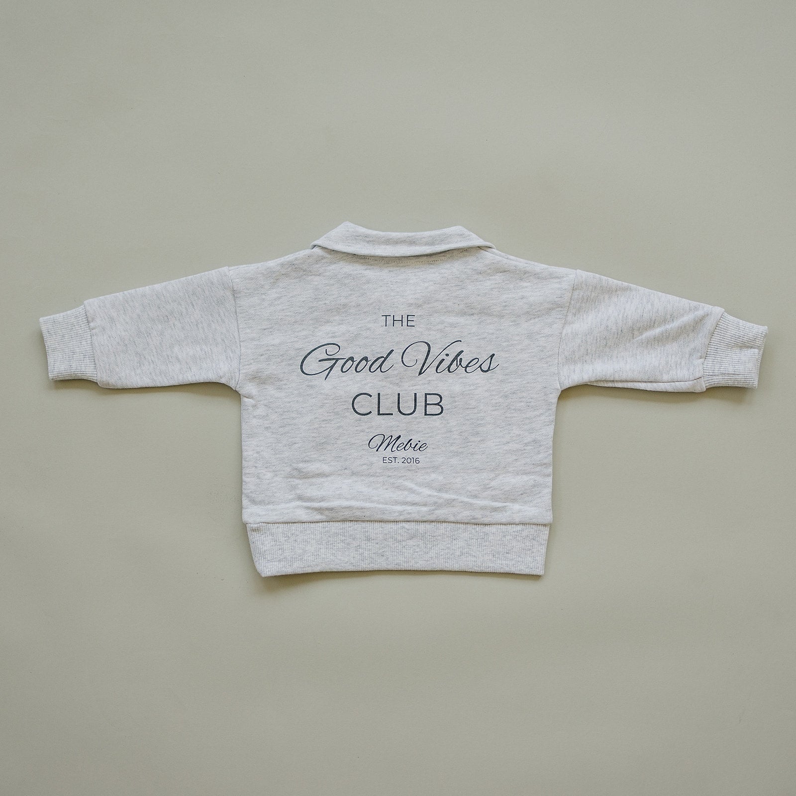 Mebie Baby Good Vibes Quarter Zip French Terry Set For Babies And Toddlers Mebie Baby - 
