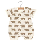 Newcastle Classics Goodnight Bear Bamboo Mini Romper with Soft Breathable Fabric for Babies - 