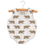 Newcastle Classics Goodnight Bear Bamboo Muslin One Piece with Supreme Softness for Infants - Apparel & Accessories > Clothing > Baby & Toddler Clothing > Baby One-Pieces Clothing