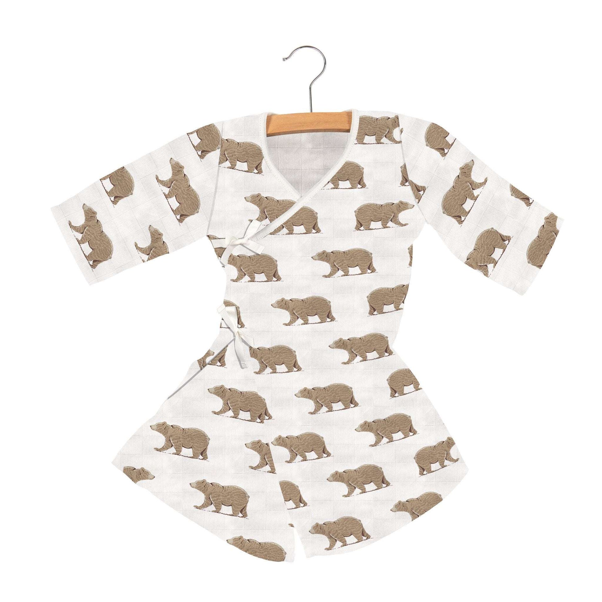 Goodnight Bear Bamboo Newcastle Mini Robe for Kids Newcastle Classics