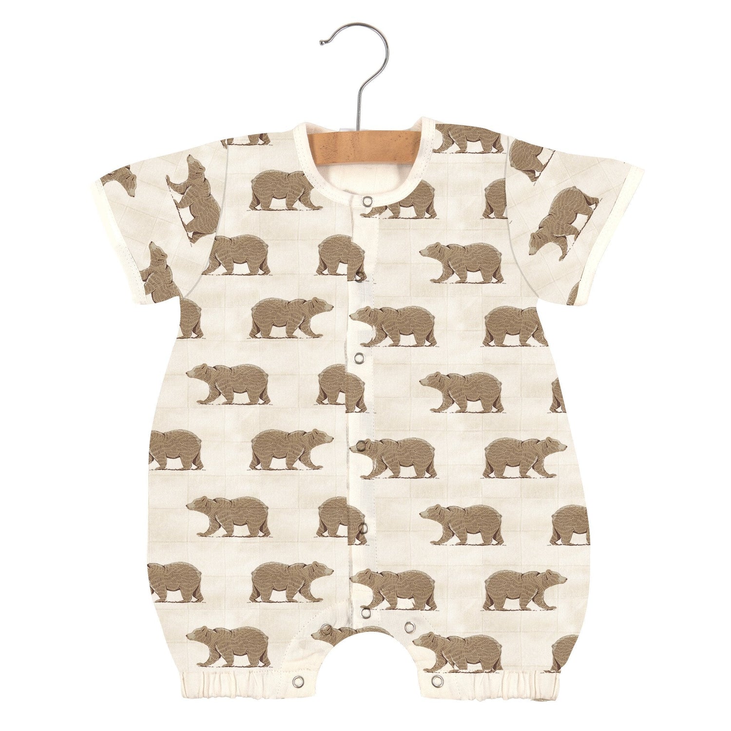Newcastle Classics Goodnight Bear Bamboo Mini Romper with Soft Breathable Fabric for Babies - Apparel & Accessories Clothing