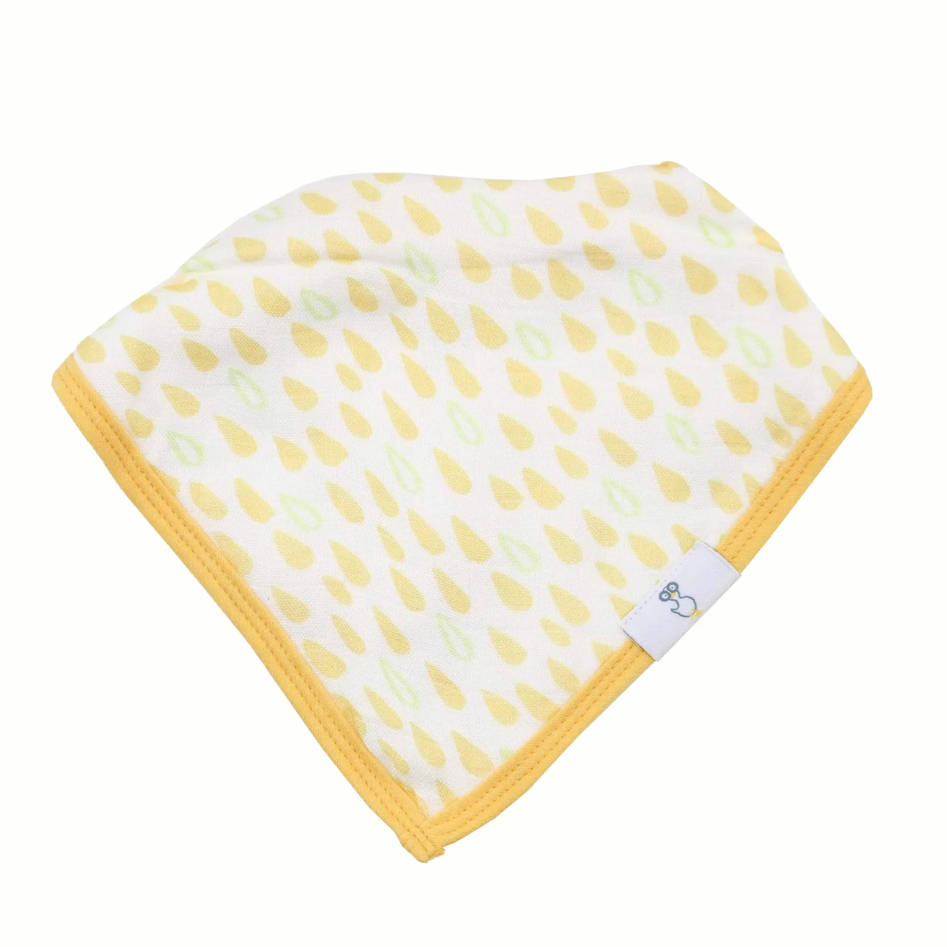 Carrots and Shapes Orange 2 Pack Muslin and Terry Cloth Bib Set Goosewaddle® | Newborn Baby Blankets Toys Teethers Bibs & More