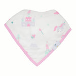 Goosewaddle® | Newborn Baby Blankets Toys Teethers Bibs & More Clouds And Castles 2 Pack Absorbent Muslin Bibs for Babies and Toddlers - Baby & Toddler > Nursing & Feeding > Bibs Bibs