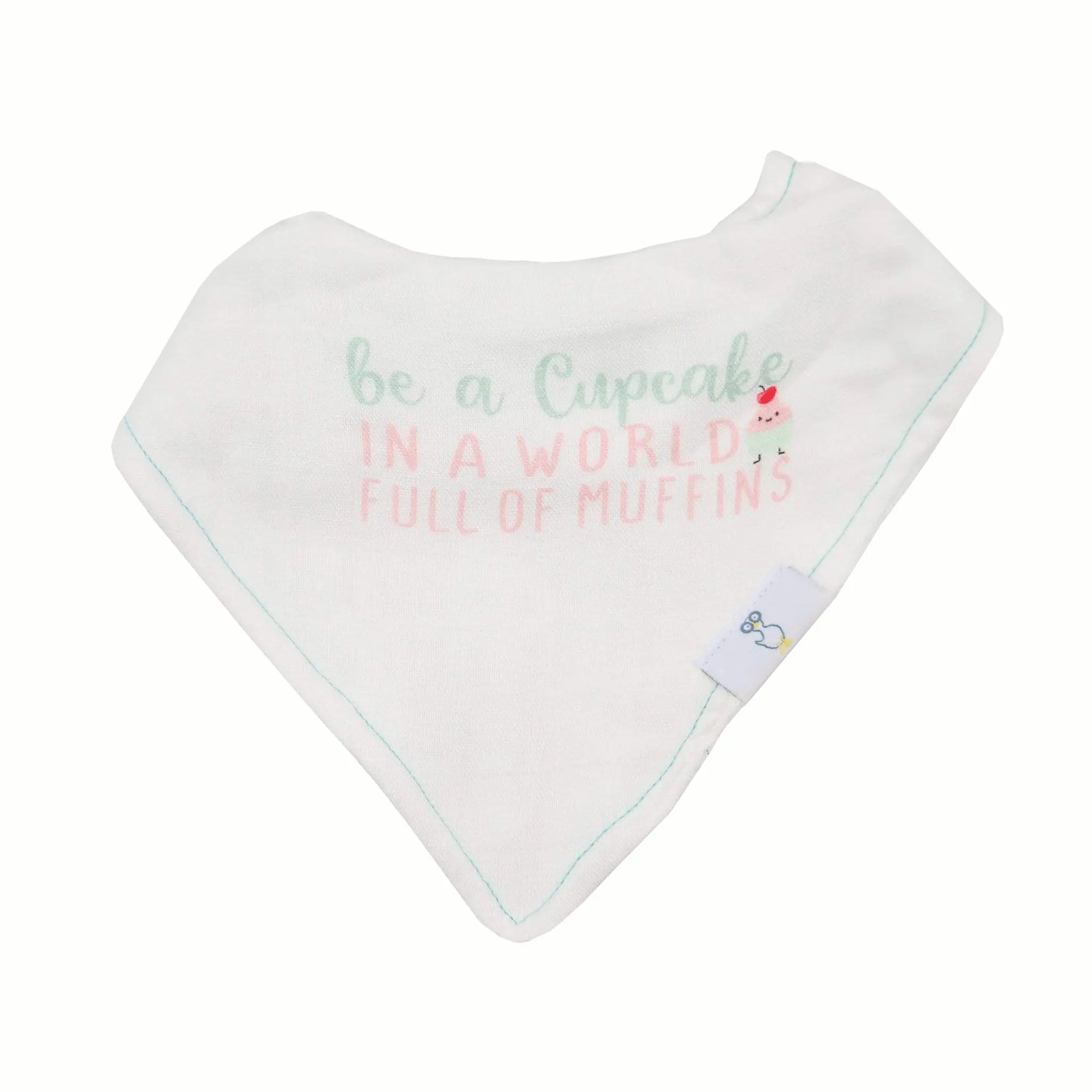 Goosewaddle® | Newborn Baby Blankets Toys Teethers Bibs & More Muffin And Cupcake Baby Bib Set with Super Absorbent Fabric for Infants - Bibs