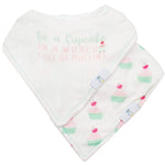 Goosewaddle® | Newborn Baby Blankets Toys Teethers Bibs & More Muffin And Cupcake Baby Bib Set with Super Absorbent Fabric for Infants - Bibs