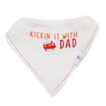 Goosewaddle® | Newborn Baby Blankets Toys Teethers Bibs & More Dad and Buildings 2 Pack Muslin Bibs with Terry Cloth for Babies - Baby & Toddler > Nursing & Feeding > Bibs Bibs
