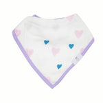 Goosewaddle® | Newborn Baby Blankets Toys Teethers Bibs & More Hearts And Birds 2 Pack Absorbent Bib Set for Comfort Baby Feeding - Baby & Toddler > Nursing & Feeding > Bibs Bibs