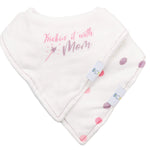 Goosewaddle® | Newborn Baby Blankets Toys Teethers Bibs & More Mom and Dots 2 Pack Muslin & Terry Cloth Bib Set - Baby & Toddler > Nursing & Feeding > Bibs Bibs